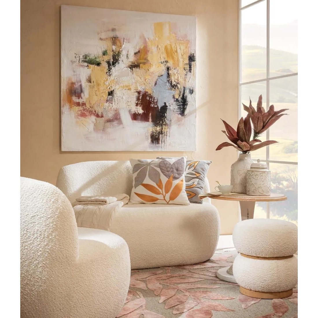 L'oca Nera poltroncina tessuto poliestere 74x74x75h cod.1A149 L'oca nera